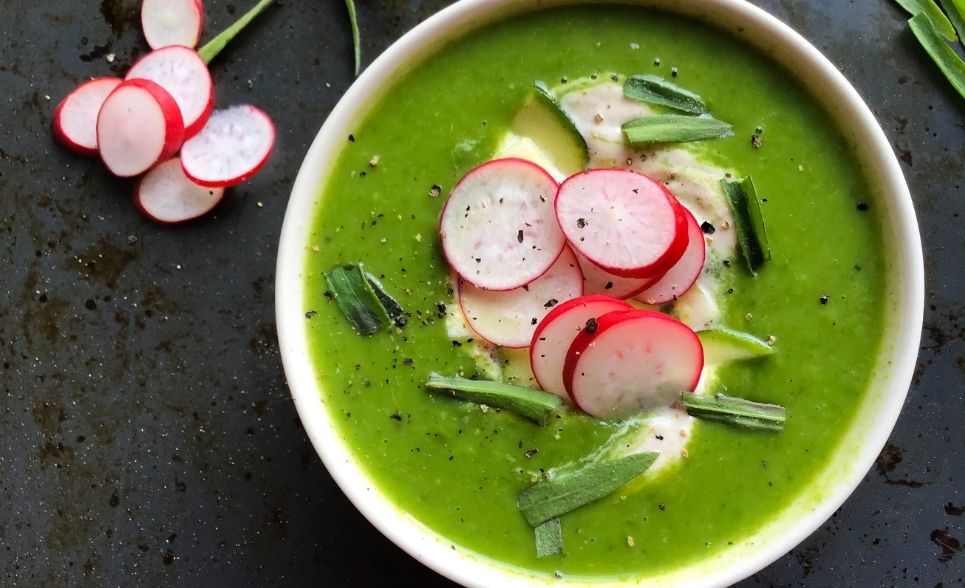 Radieschenbltter Suppe - Zero Waste Kche